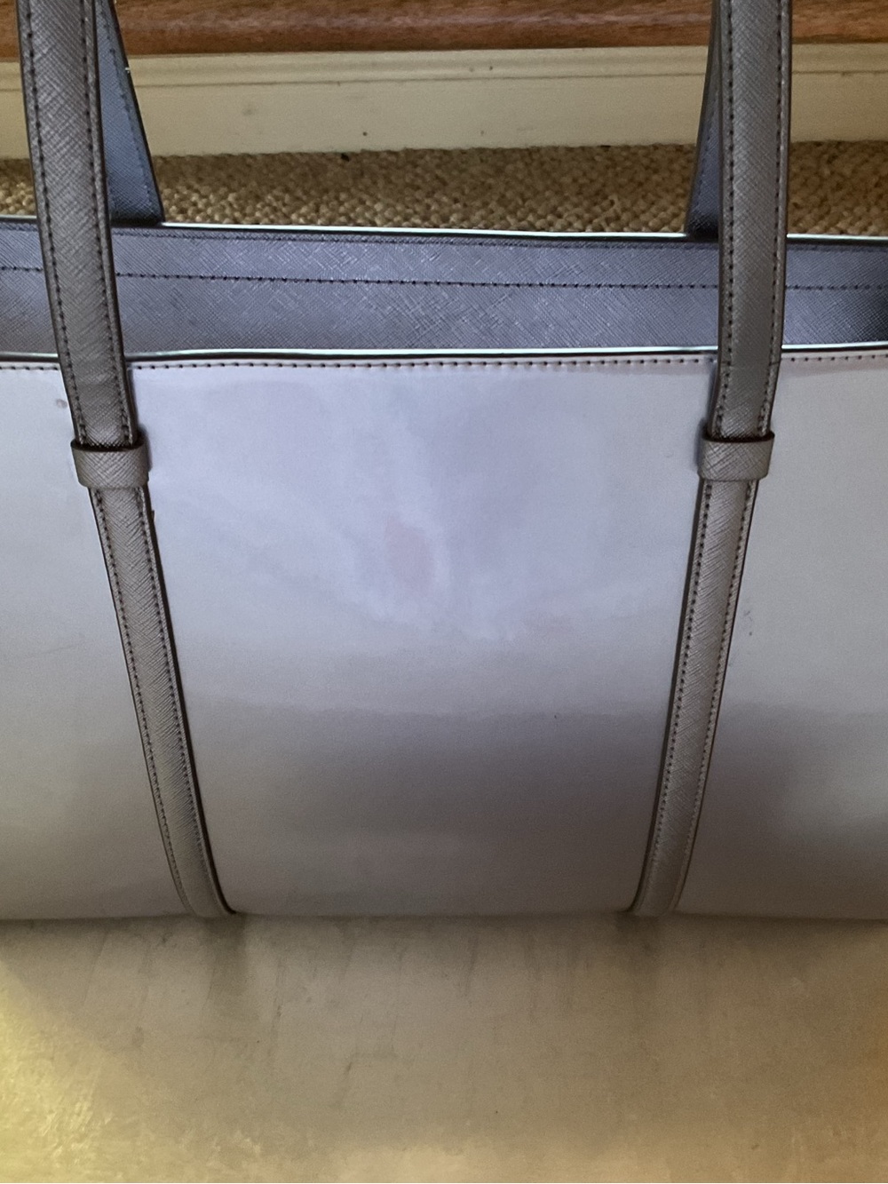 kate spade Light purple Tote with flaw